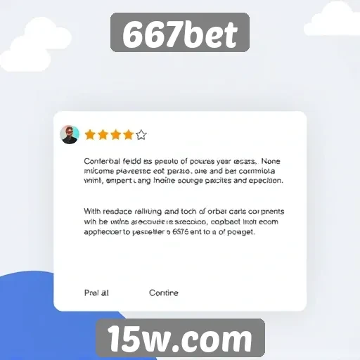 Feedback dos usuários sobre a experiência no 667bet